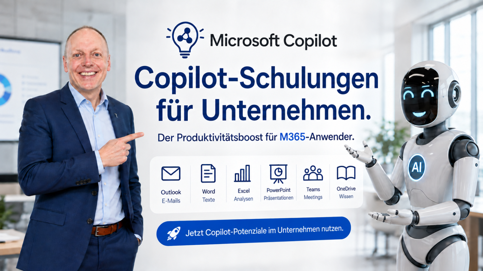 Copilot-Schulungen für Unternehmen mit Microsoft 365